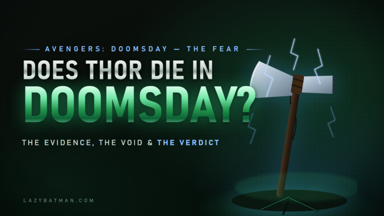 Does Thor die in Doomsday - Stormbreaker planted in cracked ground with fading lightning (Avengers: Doomsday fan theory)
