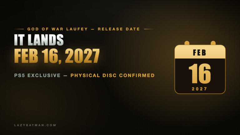 God of War Laufey release date featured image - calendar showing February 16, 2027