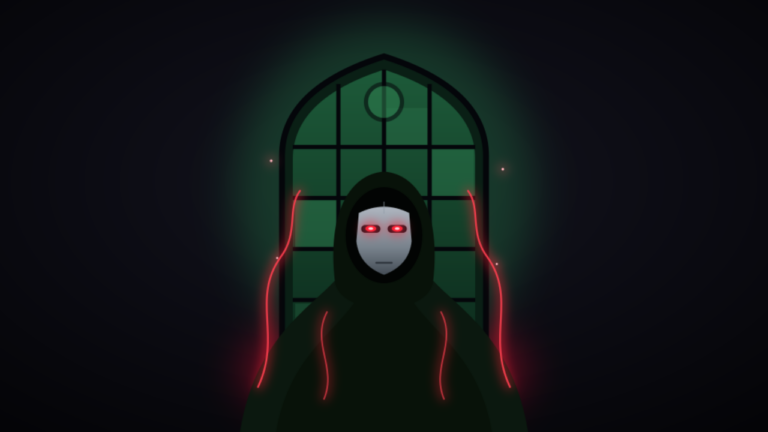 Where is Scarlet Witch in Doomsday - hooded Latverian Witch with scarlet glowing eyes before a green stained-glass window (Avengers: Doomsday fan theory)
