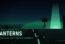 Lanterns Release Date, Cast and Story: Everything We Know Before August 16 Lanterns release date art showing two Green Lanterns on a Nebraska road under a green beam