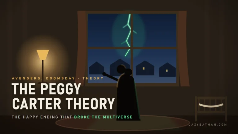 The Peggy Carter theory - a couple slow-dancing in a 1950s living room while a green crack splits the sky outside the window, a crib in the corner