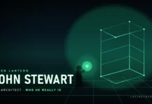 Who Is John Stewart? The Green Lantern at the Heart of HBO’s Lanterns Who is John Stewart art showing the Green Lantern building a glowing green architectural construct