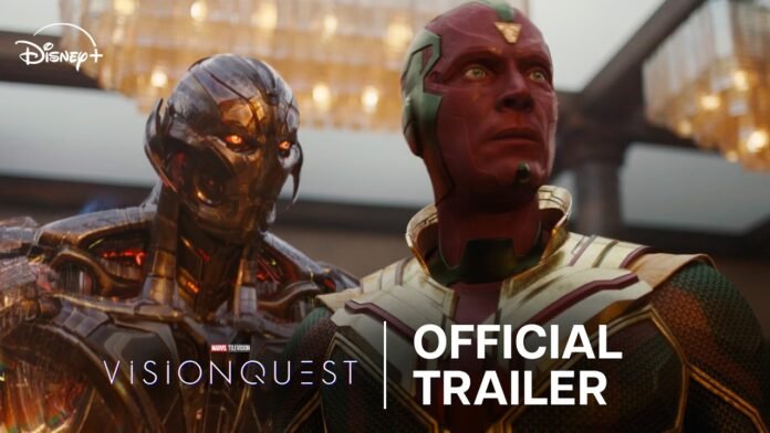 Vision and Ultron in the official VisionQuest trailer